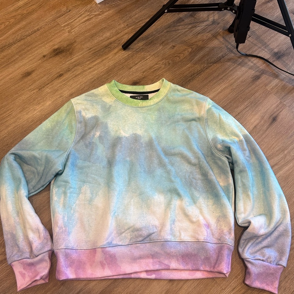 AMIRI tie dye crewneck